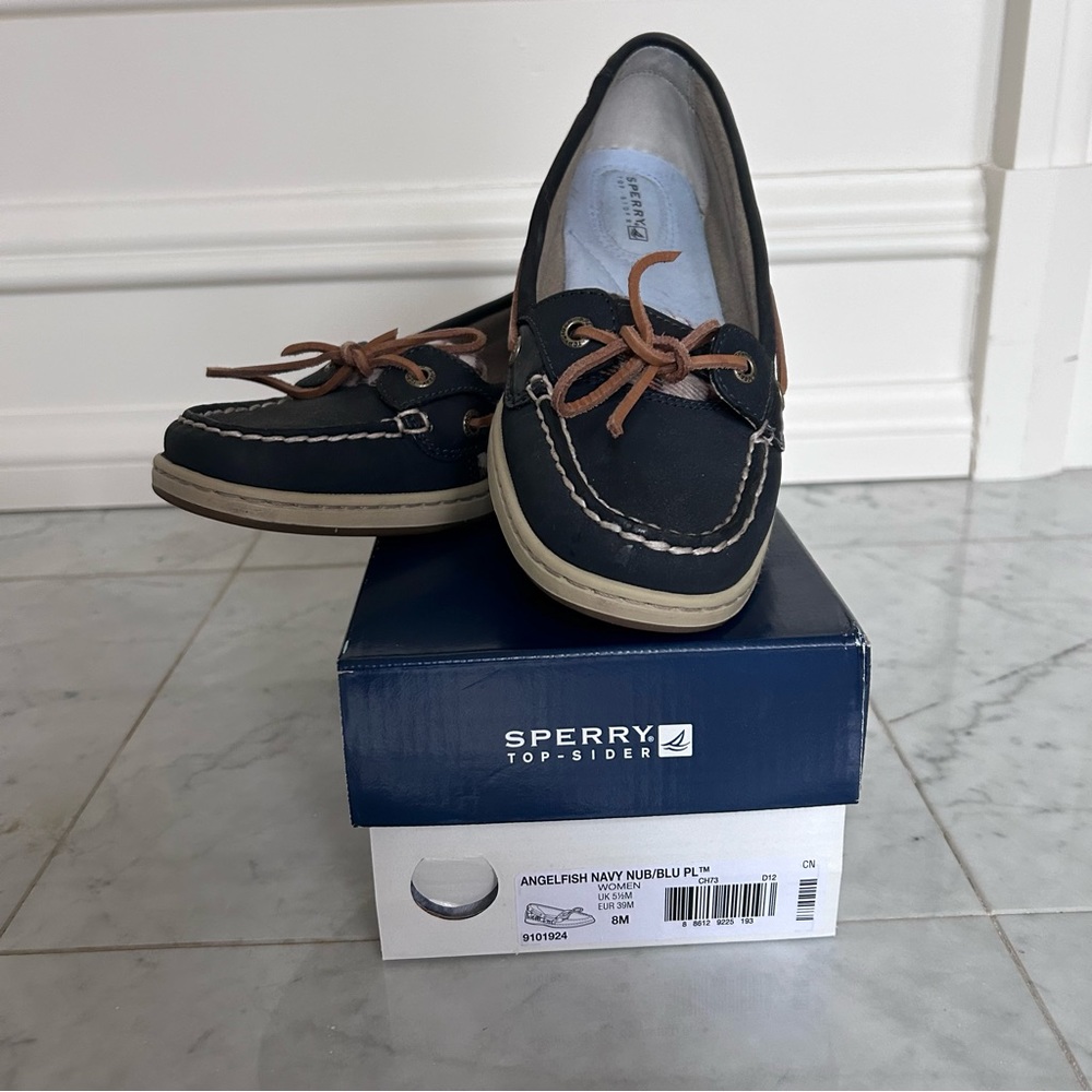 Sperry Angelfish Boat Shoes navy